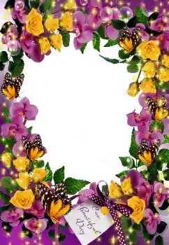 Fotoeffekt aus der Kategorie Fotorahmen für Frauen № 9848. Beschriftung auf dem Rahmen: One Beatiful Day